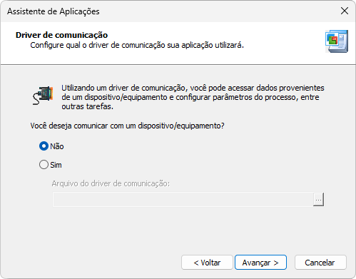 Configurar um Driver de Comunicação