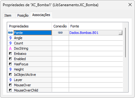 Associação com os XObjects Associação com os XObjects