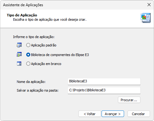 Assistente de Aplicações Assistente de Aplicações