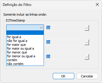 Exemplo de filtro Exemplo de filtro