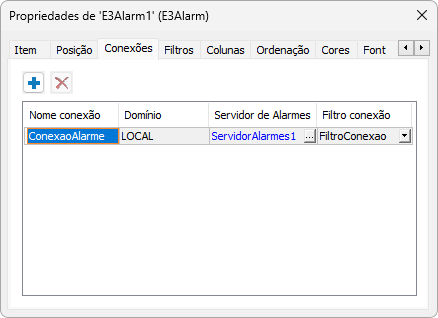 Aba Conexões Aba Conexões