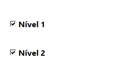 Caixa de Seleção para visibilidade das Penas Caixa de Seleção para visibilidade das Penas
