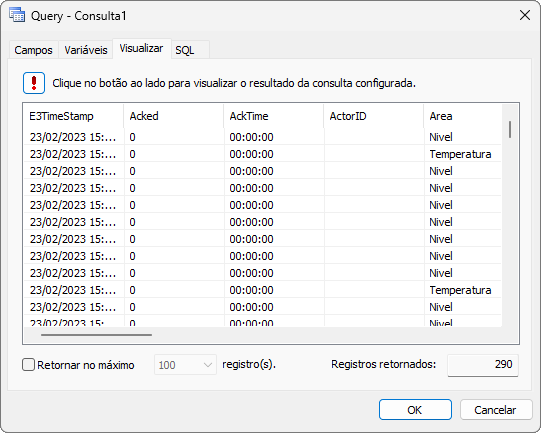 Executar Consulta Executar Consulta