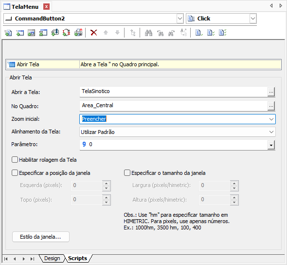 Abrir a Tela Sinótico Abrir a Tela Sinótico