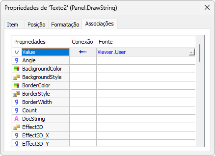 Usuário logado no Viewer