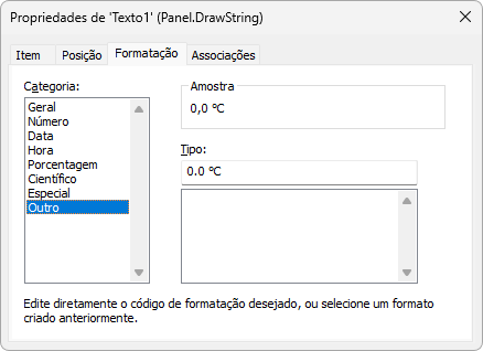Aba Formatação