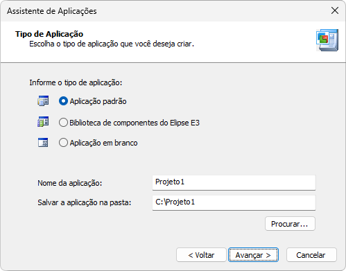 Assistente de Aplicações Assistente de Aplicações
