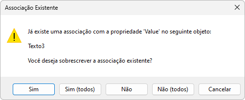 Ignorar ou sobrescrever Associação