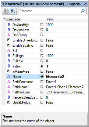 Lista de Propriedades em modo alfabético Lista de Propriedades em modo alfabético