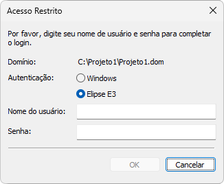 Tela de login Tela de login