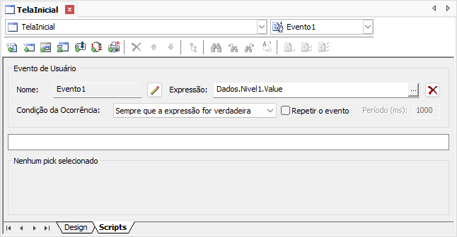 Opção Sempre que a expressão for verdadeira Opção Sempre que a expressão for verdadeira