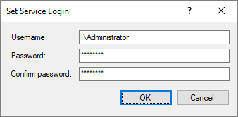 Configuração das credenciais