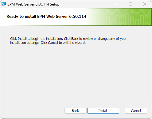 Instalação pronta para iniciar Instalação pronta para iniciar