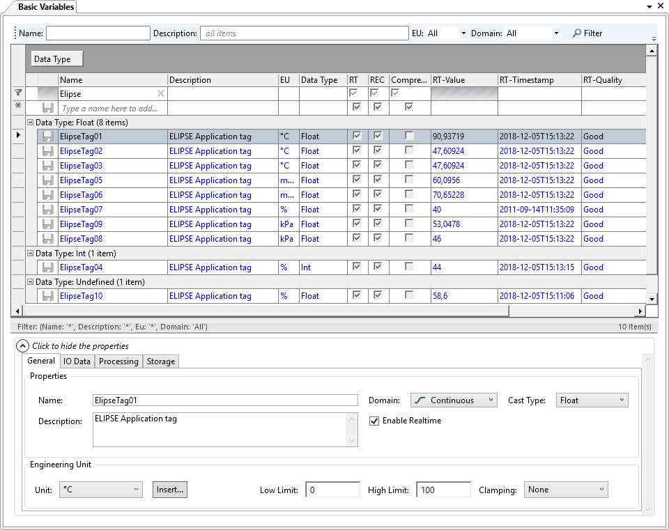 Exemplo de filtro Exemplo de filtro