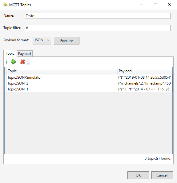 Resultado da consulta Resultado da consulta