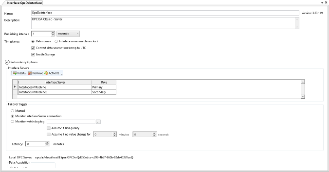 Interface de Comunicação criada Interface de Comunicação criada