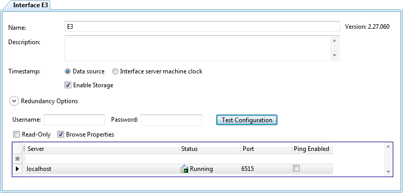 Testando a configuração da Interface