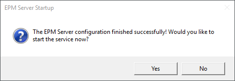 Configuração completada com sucesso Configuração completada com sucesso