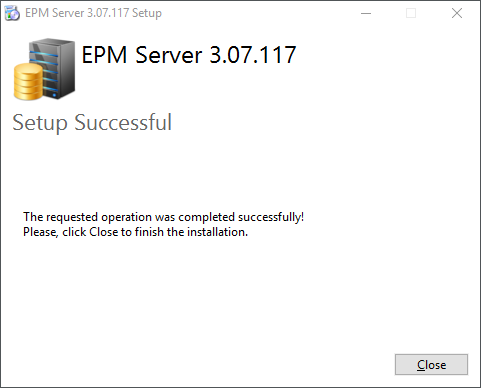 Instalação completada com sucesso Instalação completada com sucesso