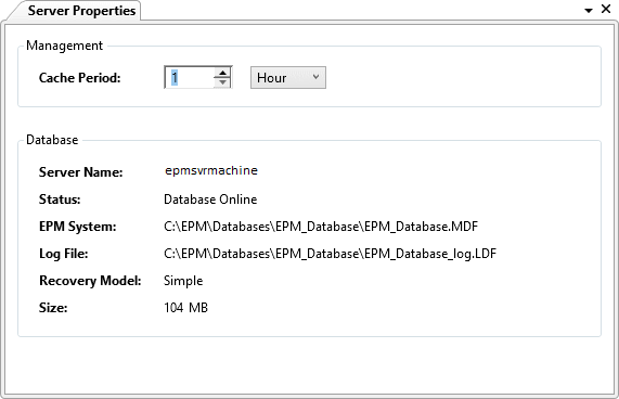 Aba Server Properties Aba Server Properties