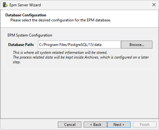 Configuração do diretório de dados em disco Configuração do diretório de dados em disco
