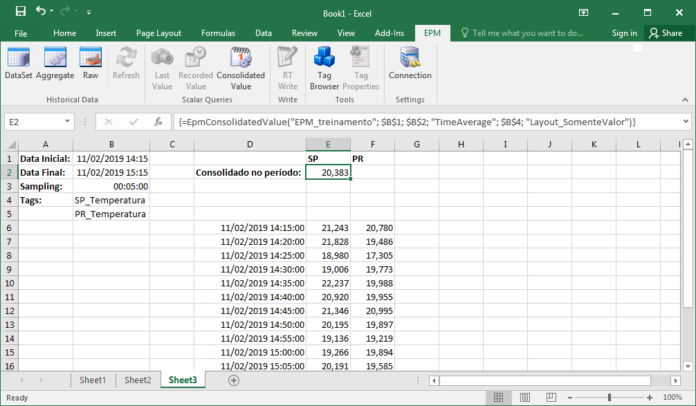 Planilha com Formula Arrays