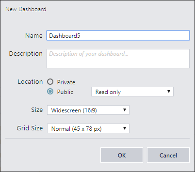 Janela New Dashboard