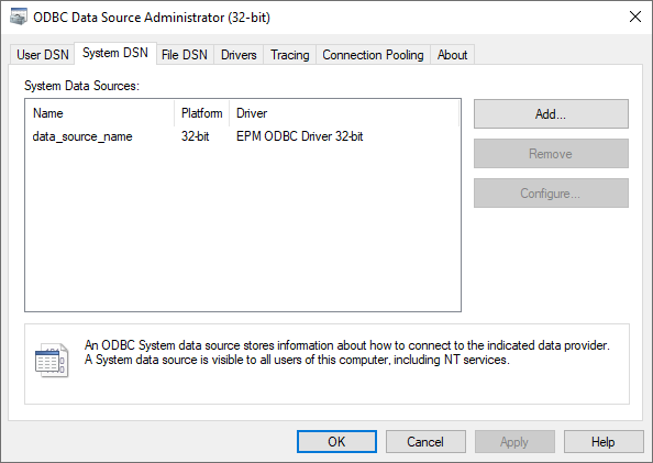 Lista de fontes de dados Lista de fontes de dados