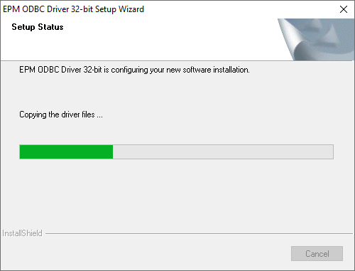 Progresso da instalação Progresso da instalação