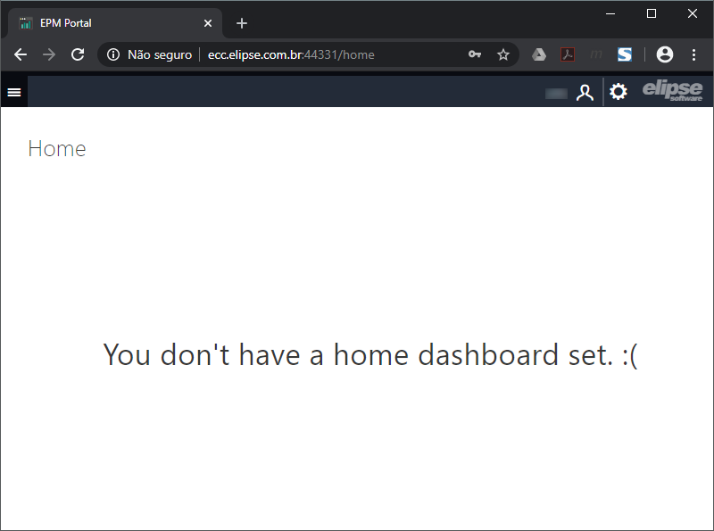 Página inicial do EPM Portal Página inicial do EPM Portal