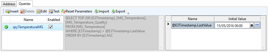 Lista de consultas Lista de consultas