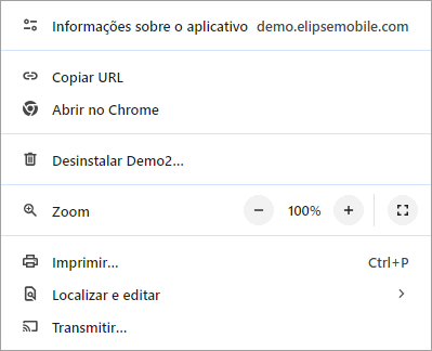 Opção Desinstalar Demo (Uninstall Demo)