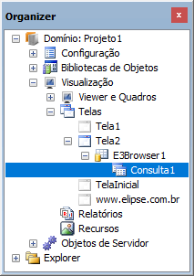 Consulta em um objeto E3Browser
