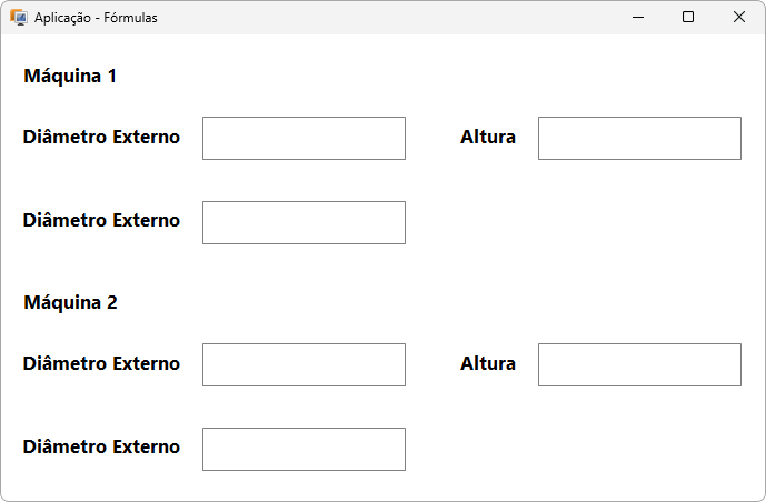 Tela de Fórmula Tela de Fórmula