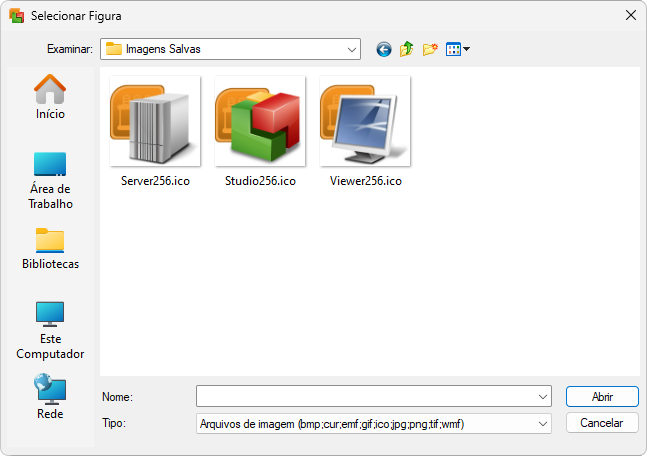 Seleção de arquivo de imagem