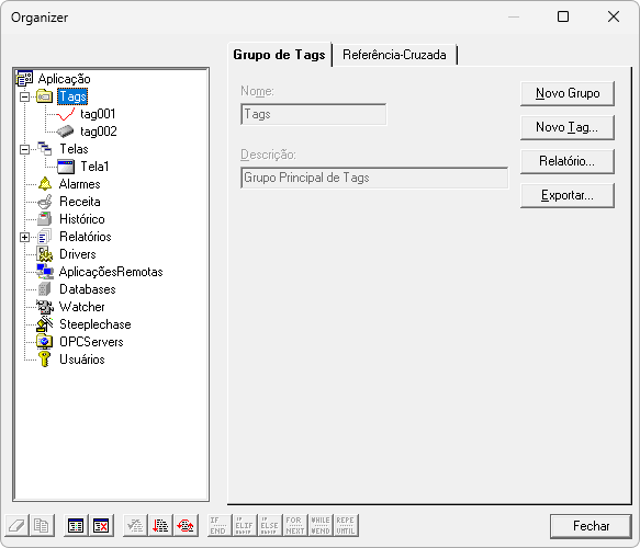 Exportação de Tags RAM e Demo