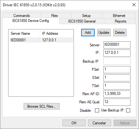 Aba IEC61850 Device Config