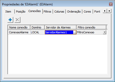 Propriedades do E3Alarm