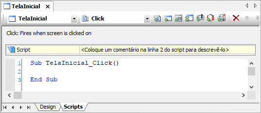 Adicionando um script ao objeto