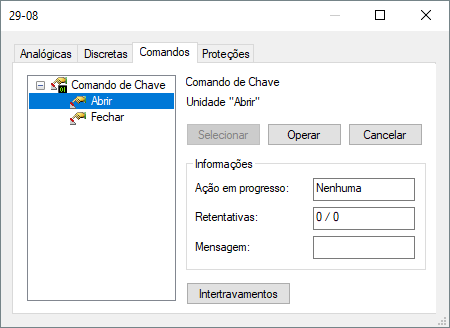 Comandos de Chave
