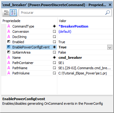 Propriedade EnablePowerConfigEvent