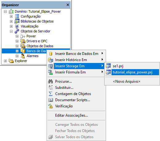Inserir Storage