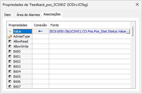 Associação Simples na propriedade Value do Tag Feedback_pos_3CSWI2