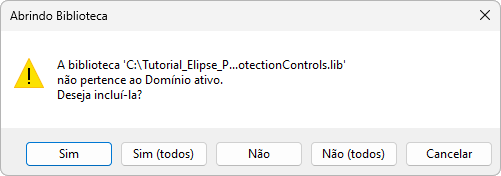 Adicionar biblioteca ao Domínio ativo