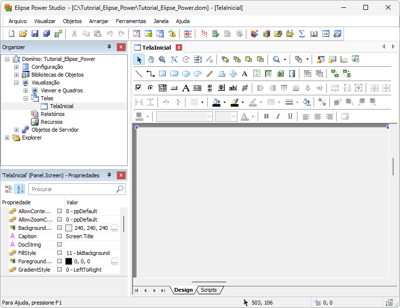 Aba Design da Tela Aba Design da Tela