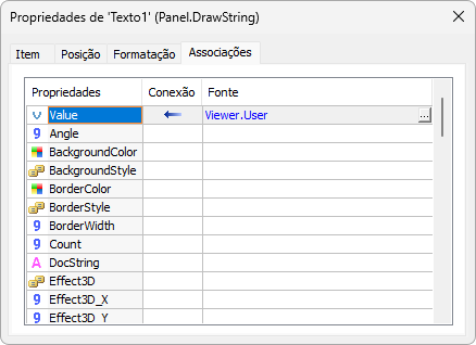 Propriedade User do Viewer Propriedade User do Viewer