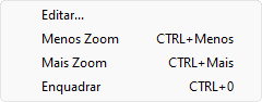 Opções para a Escala de Tempo