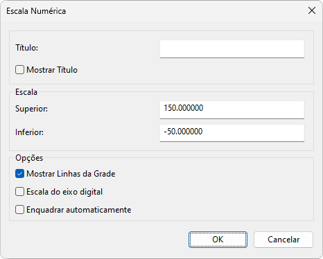 Janela Escala Numérica