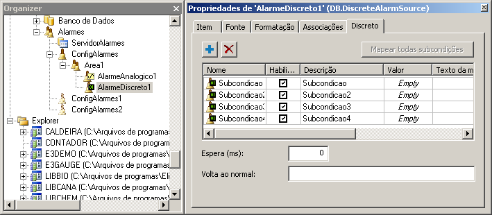 Alarme Discreto