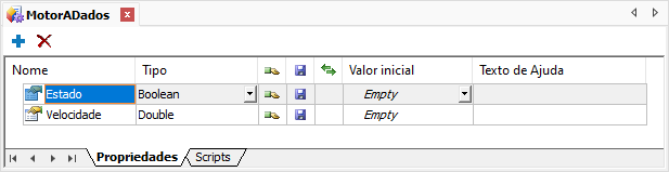 Configuração no Editor do XObject Configuração no Editor do XObject